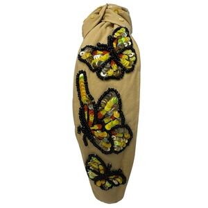 266. The Brooke Shade Monarch Butterfly Beaded Headband